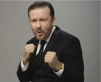  ?? TODD ANTONY/NBC ?? Controvers­ial British comic Ricky Gervais knows that a little pot stirring at the Golden Globes isn’t a bad thing.