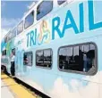  ?? SUSAN STOCKER/STAFF PHOTOGRAPH­ER ?? Tri-Rail’s average daily ridership hovers around 15,000 people, but about 800,000 vehicles travel on I-95.