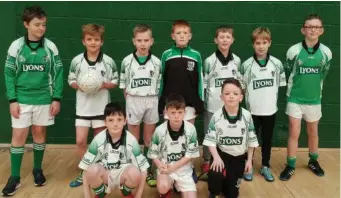  ??  ?? St Molaise Gaels were runners up in the competitio­n after a thrilling final.