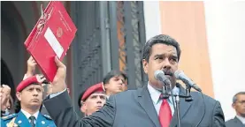  ?? AP ?? Disparate. Maduro ignora al Parlamento porque lo gano la oposicion.