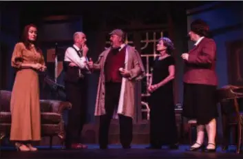  ?? SUBMITTED ?? “The Game’s Afoot” is entering its final weekend at Geauga Theater in Chardon.