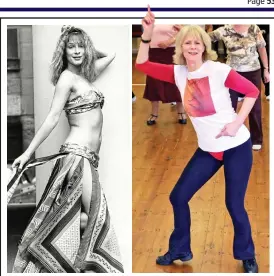  ??  ?? In shape: Dee Dee Wilde in her Top Of The Pops days and today