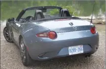  ??  ?? The MX-5 is attractive from any angle.