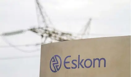  ?? Picture: Bloomberg ?? DENIAL. Eskom is not facing liquidity challenges, the utility said yesterday, after media reports alleging it would be unable to pay salaries by November, reports Reuters. It’s to publish its results on Wednesday.