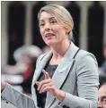 ?? FRED CHARTRAND THE CANADIAN PRESS ?? Heritage Minister Melanie Joly and her colleagues remain infatuated with big digital, when they should be protecting consumers, writes Haroon Siddiqui.