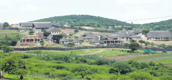  ?? Picture: AFP ?? UNTOUCHABL­E. Ex-president Jacob Zuma’s private residence in Nkandla, north of Durban, cannot be touched as it belongs to a trust under Zulu King Goodwill Zwelithini. Zuma was yesterday ordered by the High Court in Pretoria to pay back more than R16 million in legal costs after an applicatio­n by the Democratic Alliance and the Economic Freedom Fighters.