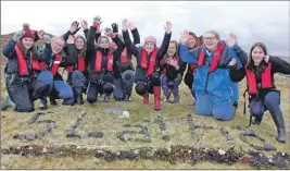  ??  ?? Smiles all round from some of the youngsters who attended the sixth Fèisean nan Gàidheal, 5 Latha, on the isle of Lewis.