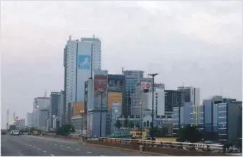  ??  ?? A view of Marina Business District, Lagos