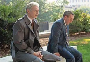  ??  ?? Liam Neeson con Eddie Marsan in The silent man, di Peter Landesman.