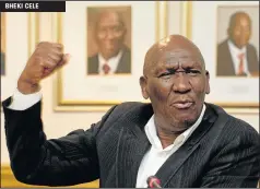  ??  ?? BHEKI CELE