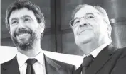  ??  ?? Agnelli et Perez