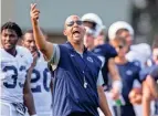  ?? HERALD-MAIL ?? James Franklin is said to be a leading candidate to become the new coach at USC.