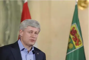  ?? MARK TAYLOR/THE CANADIAN PRESS ?? Prime Minister Stephen Harper returned from holiday early to issue a moratorium on appointing new senators.