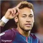  ??  ?? Neymar