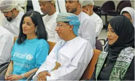  ?? (Supplied photos) ?? L-R: Lana al Wreikat and H E Dr Abdulmunim bin Mansour al Hasani at the event