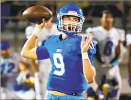  ?? Dylan Stewart 1550 Sports ?? NORCO quarterbac­k Kyle Crum has thrown for eight touchdowns in three wins.