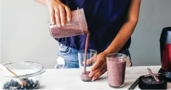  ?? Getty Images ?? Blueberry smoothie anyone? Fuel Up columnist Emma Willingham says it’s a great option to fuel your post-workout recovery.