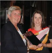  ??  ?? Wicklow Golf Lady Captain Una Doyle with winner Rosemary Kavanagh.