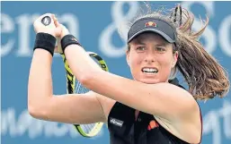  ??  ?? Johanna Konta: looking forward to tricky first round test from Daria Kasatkina.