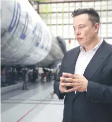  ?? — Netflix ?? Elon Musk in the documentar­y ‘Return to Space.’