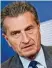  ??  ?? Günther Oettinger