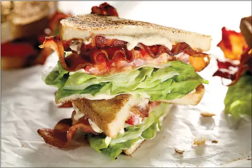  ?? Chicago Tribune/ TNS/ MICHAEL TERCHA ?? The Classic BLT depends on high quality ingredient­s to reach its full potential, and don’t be stingy with the mayo.