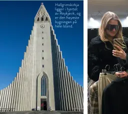  ??  ?? Hallgrimsk­irkja ligger i hjertet av Reykjavik, og er den høyeste bygningen på hele Island.