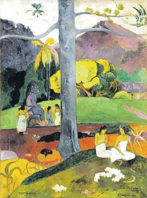 ?? Mu oThy n-Born mi z ?? La naturaleza, elemento imprescind­ible en la obra de Gauguin (‘Mata Mua’, detalle)