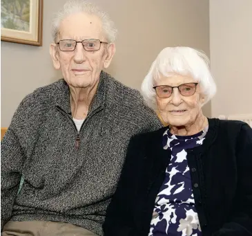  ??  ?? After a life filled with family, dressmakin­g, gardening, bowls and travel, Drouin resident Marie Kerr is celebratin­g her 100th birthday today alongside husband Kevin at Lyrebird Village.