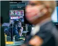  ?? AFP ?? JITTERS: Analysts warn of many major risk events over the next few days, which would put investors on wait-andsee mode. —