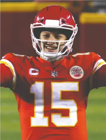  ?? JAMIE SQUIRE/GETTY IMAGES ?? The Kansas City Chiefs traded up to grab Patrick Mahomes in the 2017 draft where
most teams had him ranked as the third or fourth best quarterbac­k.