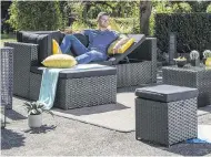  ?? SUPPLIED ?? To create your own backyard oasis, try taking your interior style outdoors.