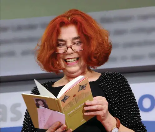  ?? Foto: imago/Hartenfels­er ?? Irina Liebmann bei der Frankfurte­r Buchmesse 2010