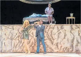  ??  ?? Poppea en el Teatro Coliseo. A 450 años del nacimiento del autor.