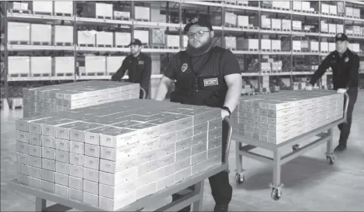  ?? ?? ■ FLYING OUT THE DOOR: Lucky Colorado residents are hoping to find their zip code listed in today’s publicatio­n, but not everybody will. That’s why those who do need to immediatel­y call the State Distributi­on Hotlines. Everyone who does is authorized to claim sealed Vault Bricks loaded with the only Colorado State Gold Bank Rolls known to exist for the lowest ever 4 per coin minimum $ set for Colorado residents - non-state residents and those who miss the 48 hour deadline must pay 8 per coin, if any remain.
$