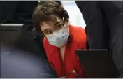  ?? AMY BETH BENNETT — SOUTH FLORIDA SUN SENTINEL VIA AP ?? Marjory Stoneman Douglas High School shooter Nikolas Cruz is seated at the defense table for a sentencing hearing at the Broward County Courthouse in Fort Lauderdale, Fla., on Wednesday.