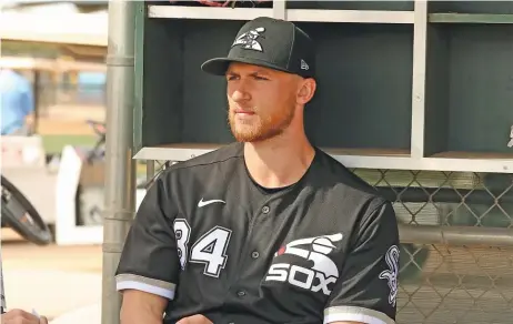  ?? JOHN ANTONOFF/FOR THE SUN-TIMES ?? Michael Kopech is throwing with life on his fastball and commanding his pitches in bullpen sessions and live batting practice.