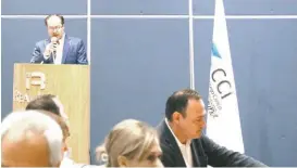  ?? MARTÍN PIÑA ?? CCI Laguna presenta informe anual.