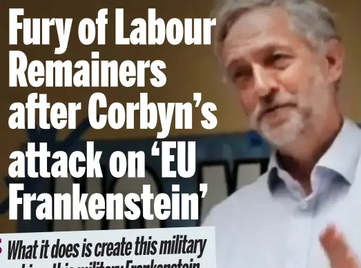  ??  ?? Damning: Jeremy Corbyn in a still from 2009 video