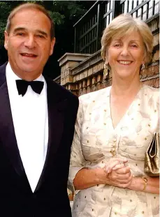  ??  ?? Beyond her comprehens­ion: Lord and Lady Brittan