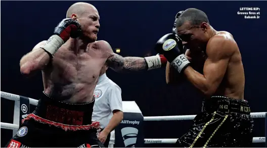  ?? Photo: ACTION IMAGES/ANDREW COULDRIDGE ?? LETTING RIP: Groves fires at Eubank Jr