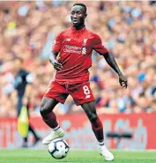  ??  ?? Good impression: Naby Keita’s Anfield debut in Sunday’s 4-0 thrashing of West Ham has excited Liverpool fans and pleased Jurgen Klopp