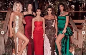  ?? Instagram ?? Las famosas Kardashian-jenner solían protagoniz­ar extravagan­tes actividade­s sociales.