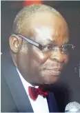  ??  ?? Justice Walter Onnoghen, CJN