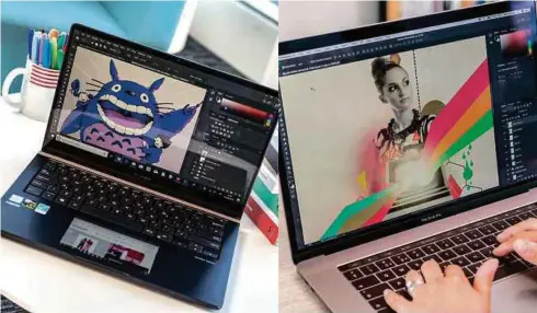  ??  ?? SETIAP pengguna memiliki keperluan penggunaan laptop yang berbeza mengikut keperluan dan ada yang memiliki laptop untuk tujuan permainan yang memerlukan spesifikas­i lebih baik daripada kelas produktivi­ti