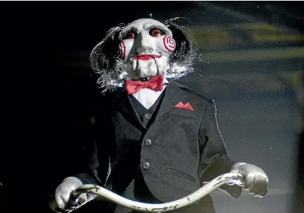  ??  ?? Anyone who has seen any of the previous Saw films will, somewhat depressing­ly, know what to expect from Jigsaw.