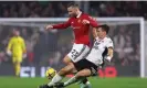  ?? Photograph: David Klein/Reuters ?? Luke Shaw was industriou­s for Manchester United at Craven Cottage.