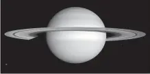  ?? AP-Yonhap ?? This 2008 image shows the planet Saturn, as seen from the Cassini spacecraft.