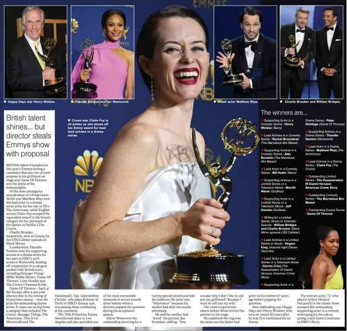 Claire Foy Wins Lead Actress in a Drama at the Emmys