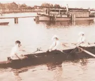  ??  ?? St Hilda’s rowers at the 1926 regatta.
